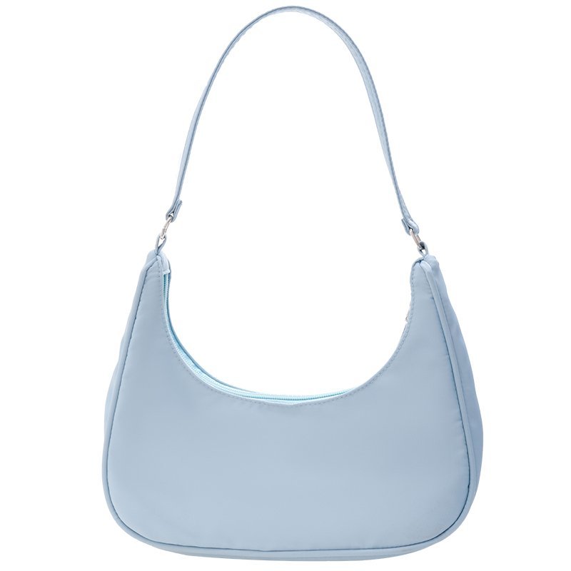 Sac Baguette Rose Bleu