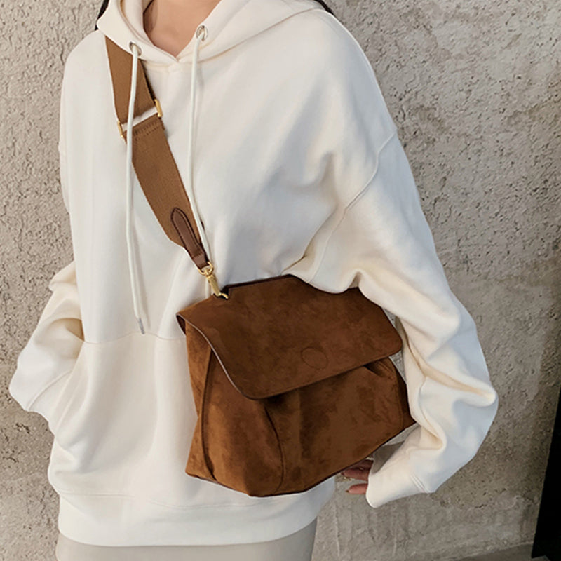Sac Bandoulière en Daim Femme