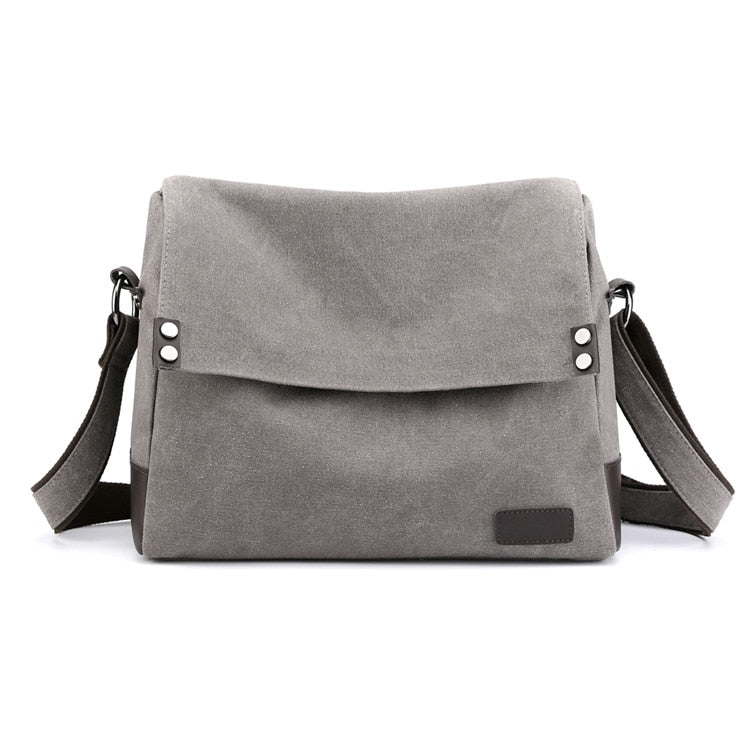 Sacoche Bandoulière Homme Beige Gris