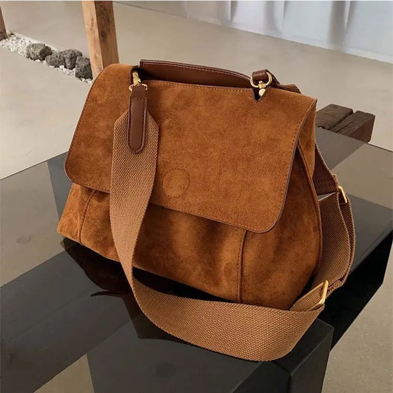 Sac Bandoulière en Daim Femme