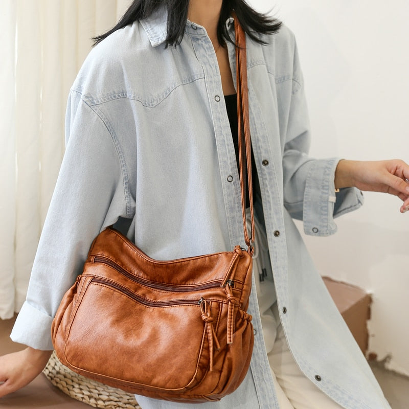 Sac Cuir Souple Bandoulière Femme