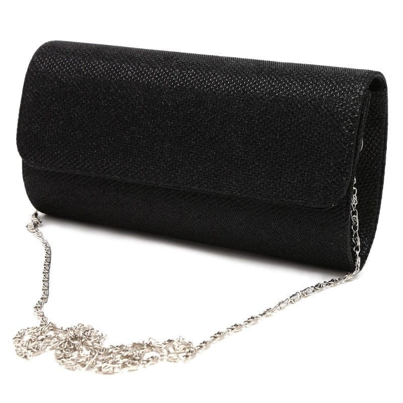 Le Sac Bandoulière à Paillettes Noir