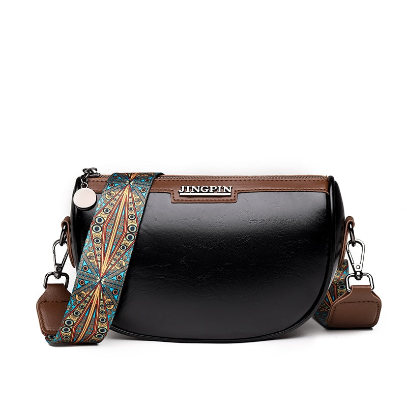 Sac Bandoulière Minimaliste Noir