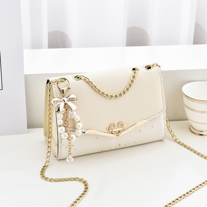 Sac Bandoulière Ado Fille Tendance Beige