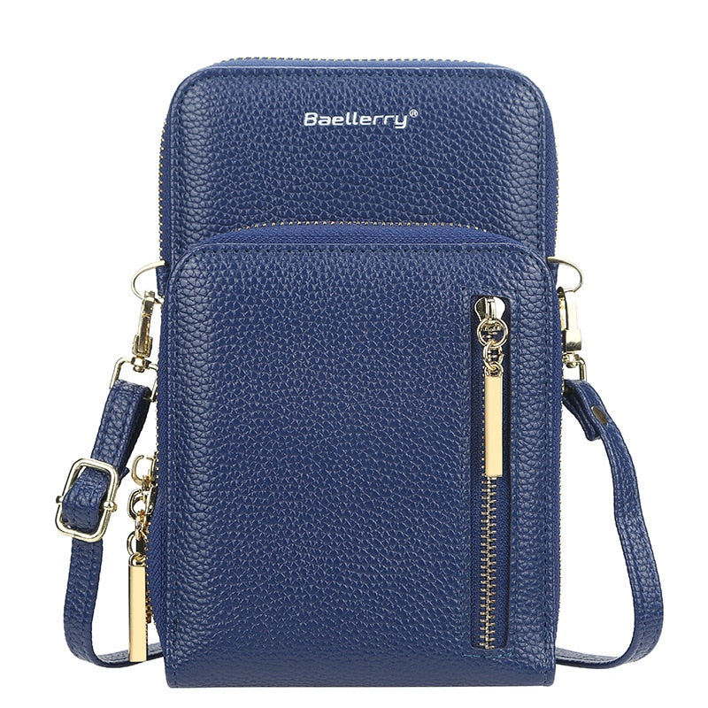 Pochette Bandoulière Femme pas Cher Bleu foncé