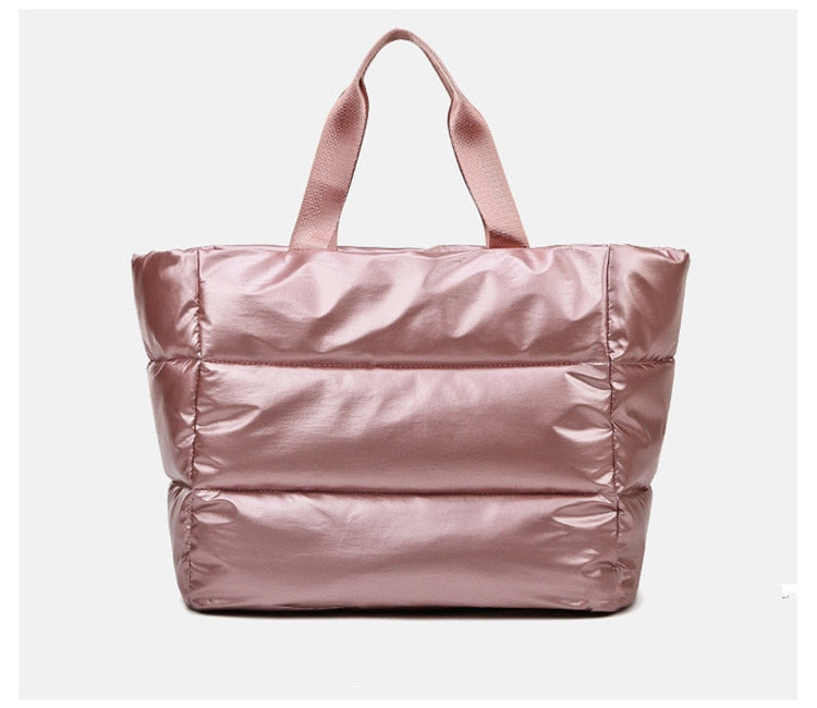 Sac Bandoulière Doudoune Rose
