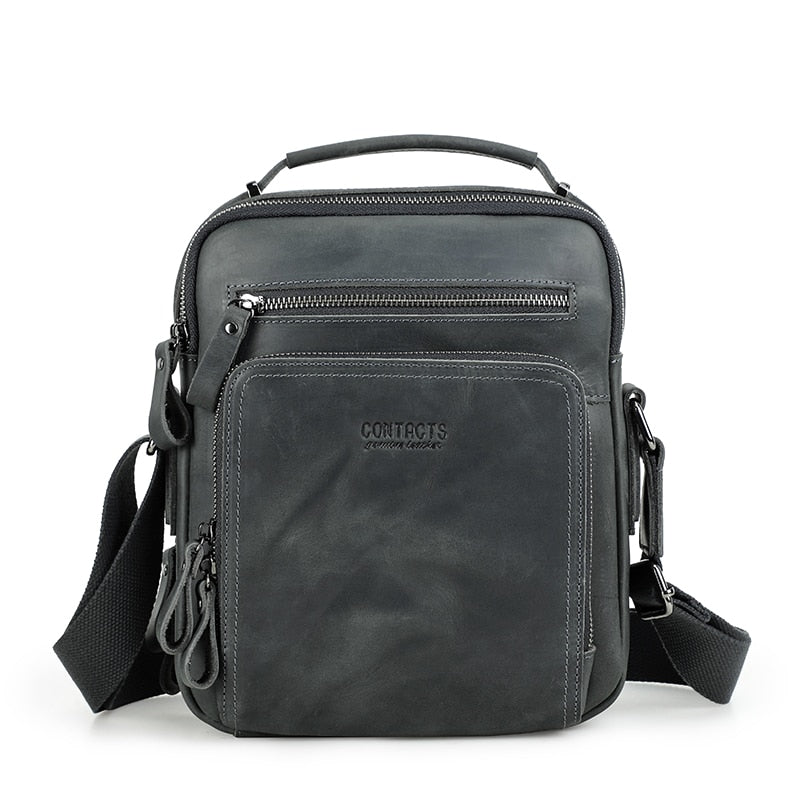 Sac Bandoulière Homme Marron Gris