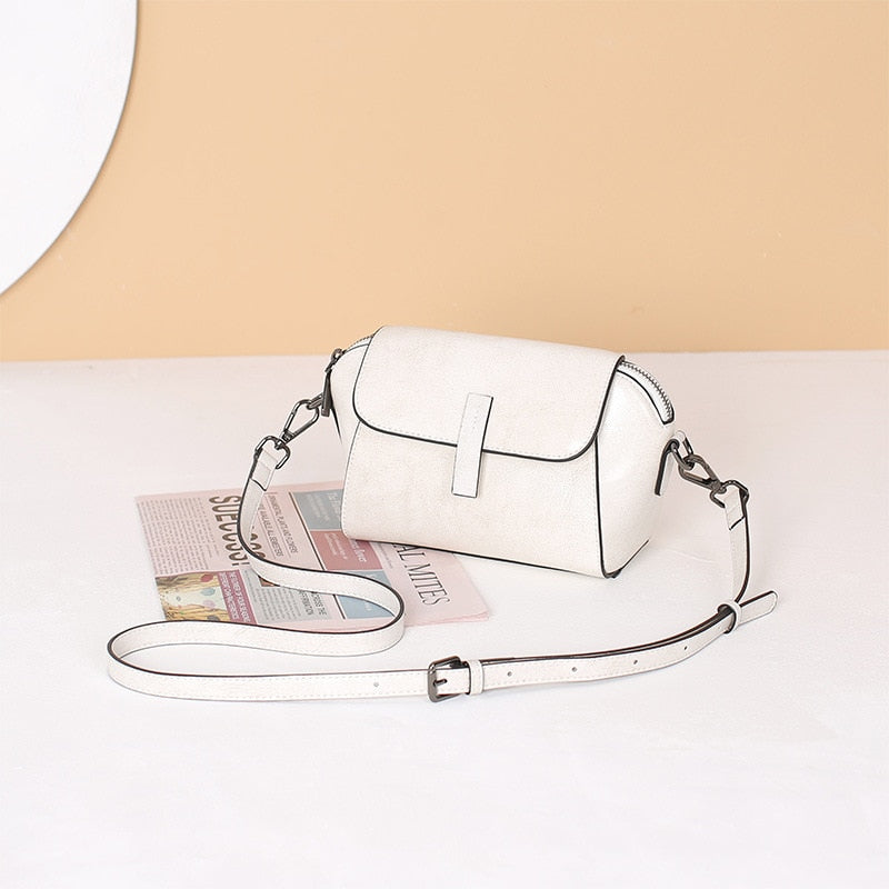 Pochette Bandoulière Femme Luxe Blanc 24x10x 14 cm