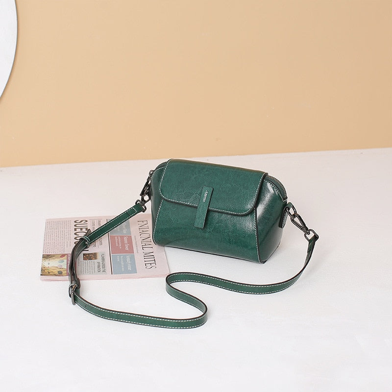 Pochette Bandoulière Femme Luxe Vert 24x10x 14 cm