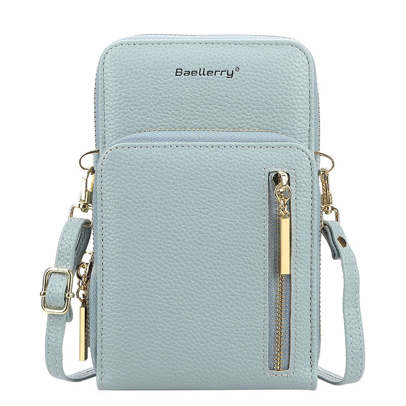 Pochette Bandoulière Femme pas Cher Bleu ciel