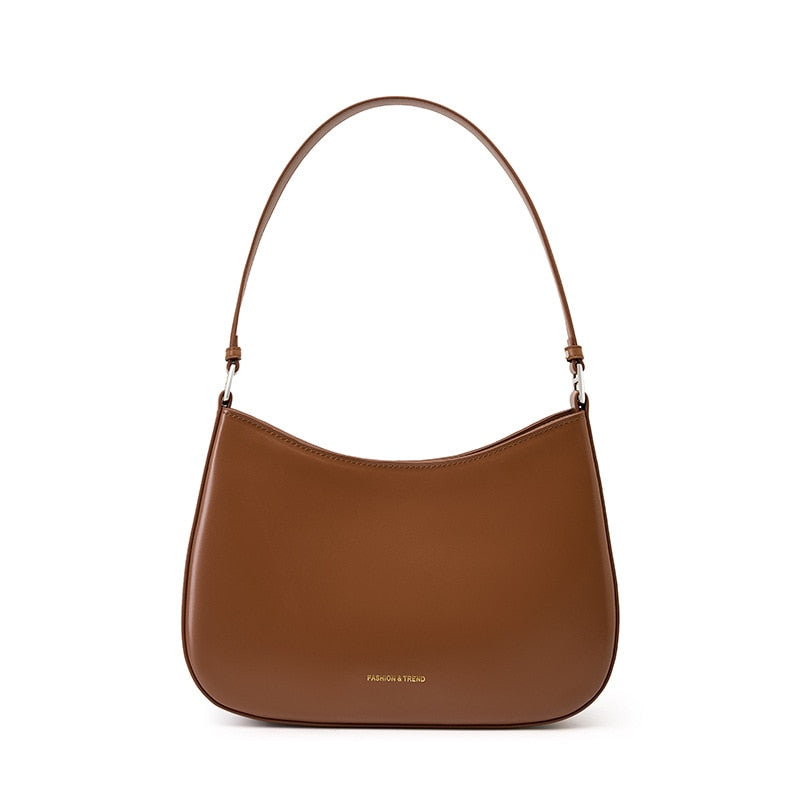 Sac Baguette Noir Marron