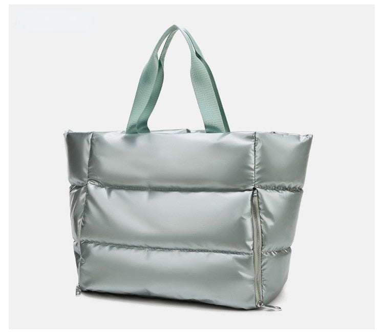 Sac Bandoulière Doudoune Vert