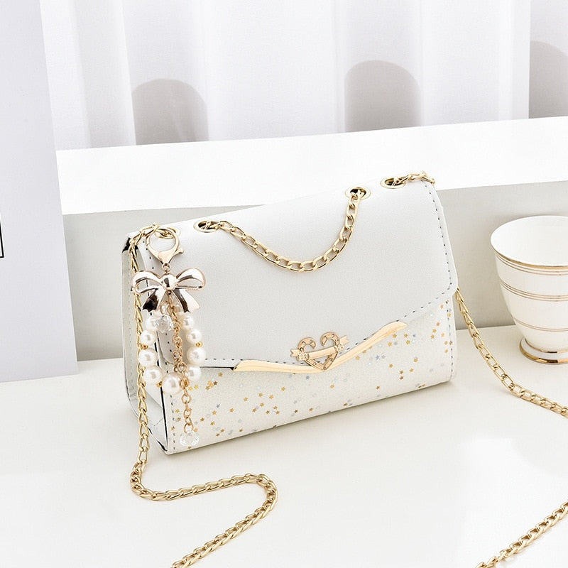 Sac Bandoulière Ado Fille Tendance Blanc