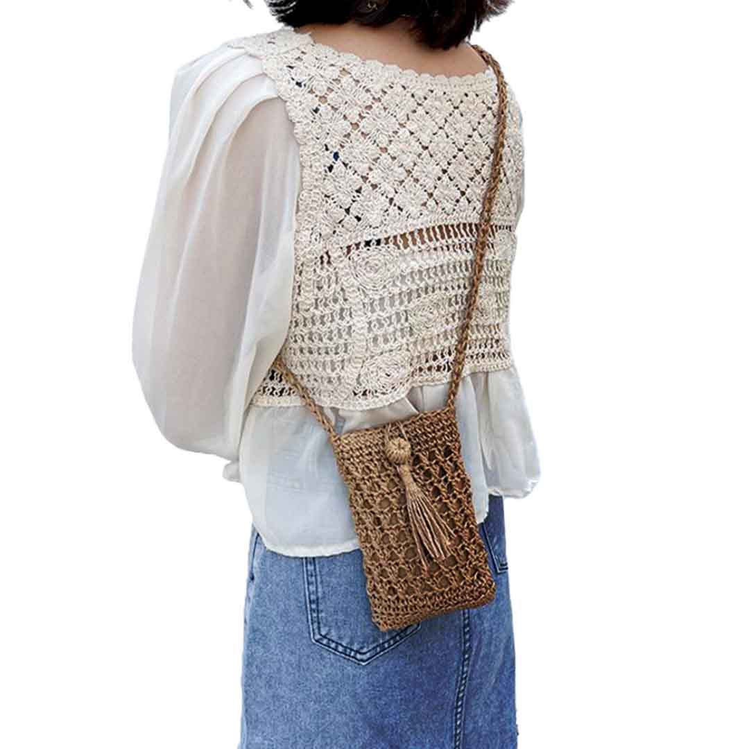 La Pochette en Osier DivineBandouliere