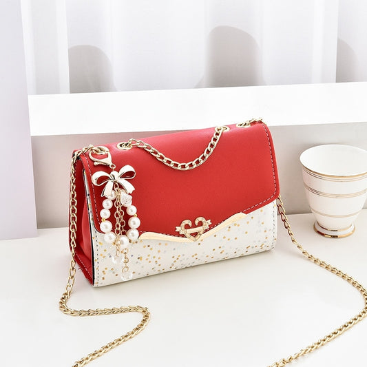 Sac Bandoulière Ado Fille Tendance Rouge