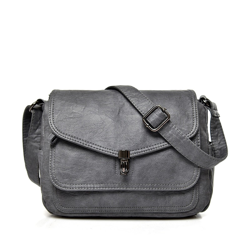 Sac Bandoulière Gris Femme Gris 25cm x 12cm x 20cm 