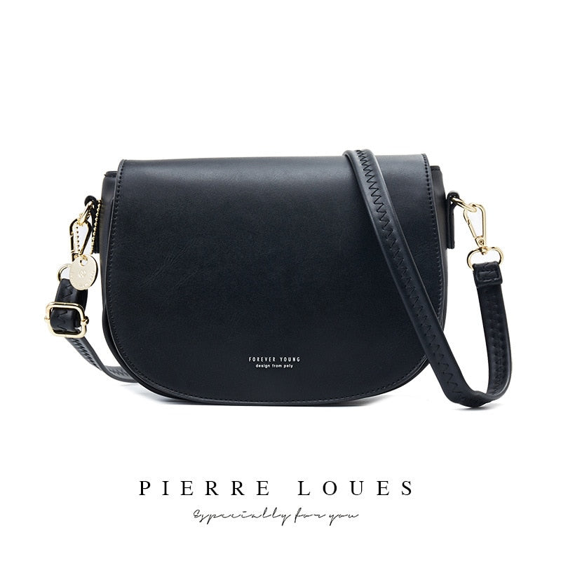 Sac Bandoulière à Rabat Femme Noir  