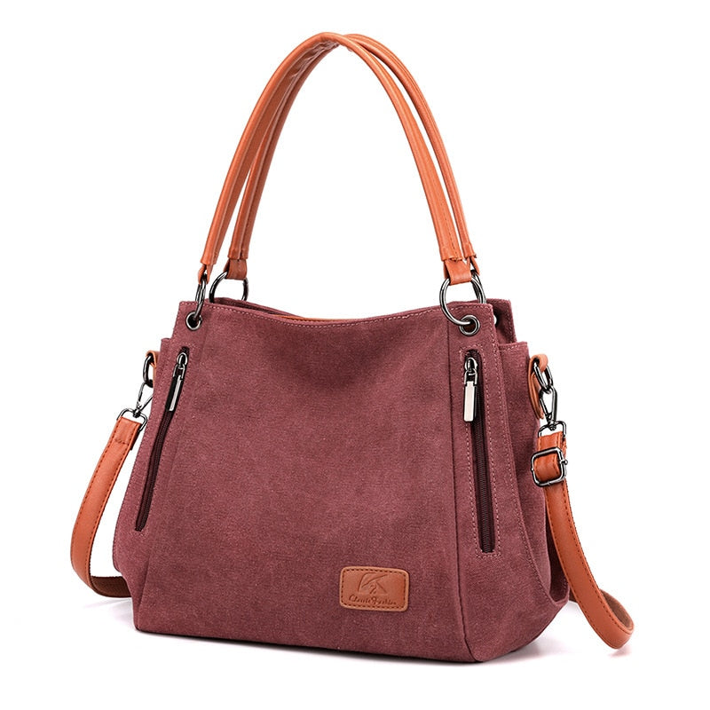 Sac Fourre Tout Bandoulière Fuchsia  