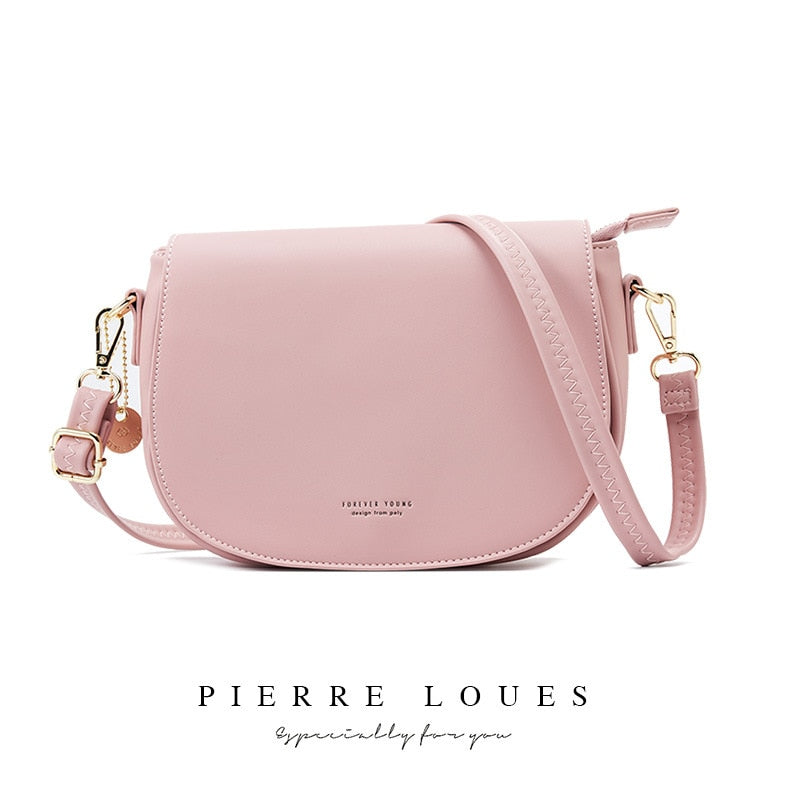 Sac Bandoulière à Rabat Femme Rose  