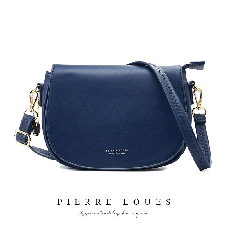 Sac Bandoulière à Rabat Femme Bleu foncé  