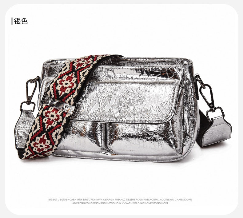 Sac à Bandoulière Bronze Argent  