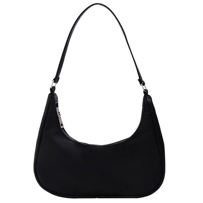 Sac Baguette Rose Noir  