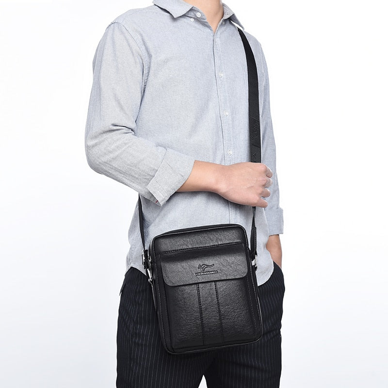 Sacoche Bandoulière Homme Cuir Luxe   