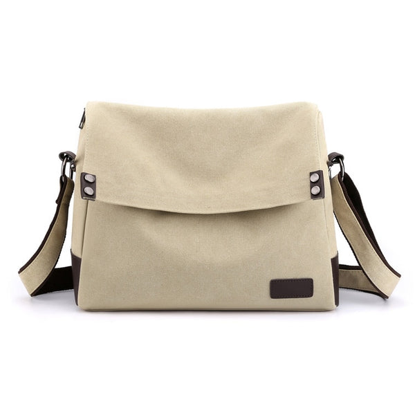 Sacoche Bandoulière Homme Beige Beige  