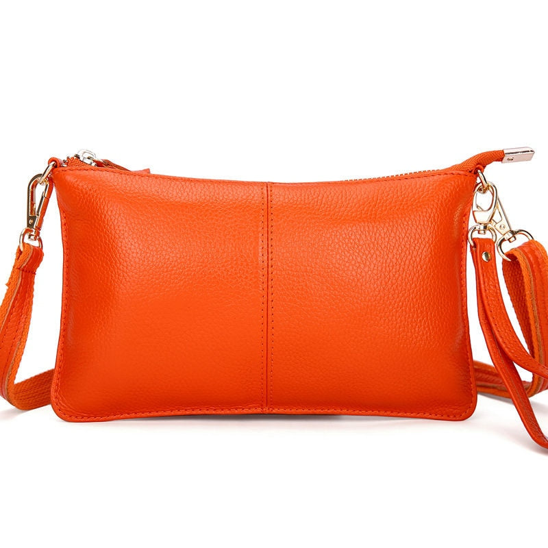 Le Sac à Main Pochette à Bandoulière Orange  