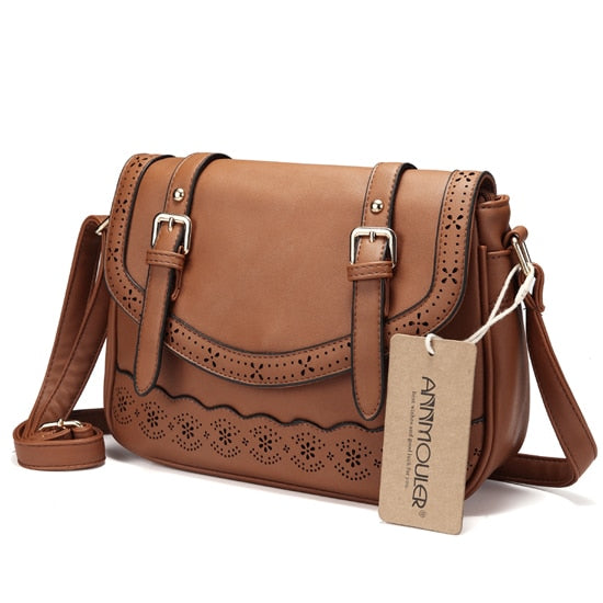 Sac Cartable Bandoulière Femme Marron China 