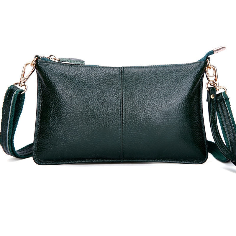 Le Sac à Main Pochette à Bandoulière Vert foncé  