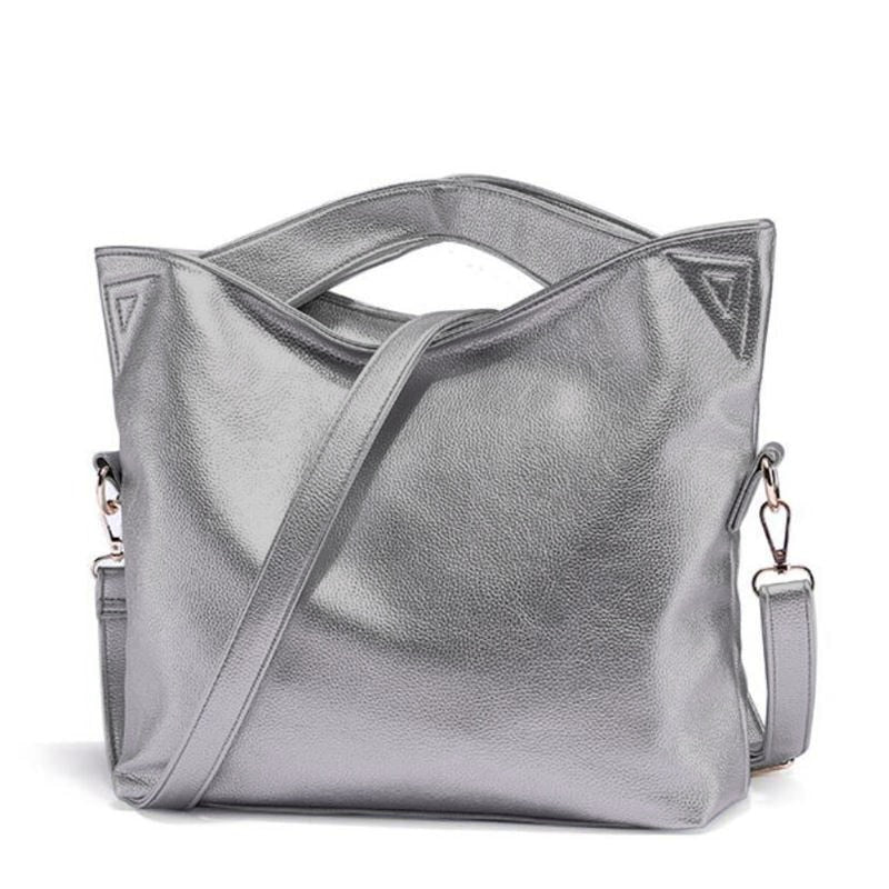 Le Sac à Bandoulière Argenté Argenté  