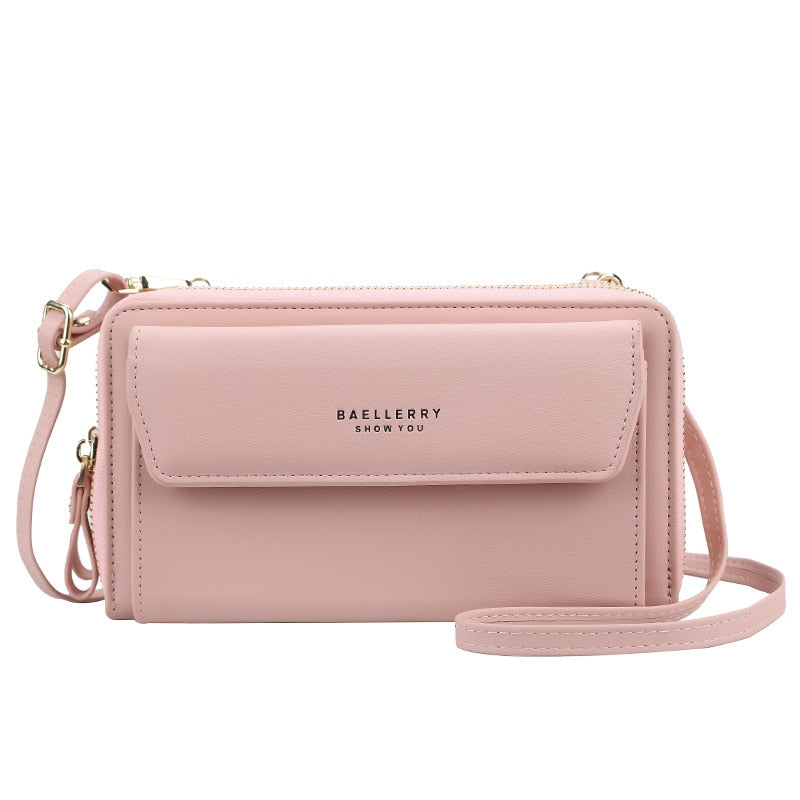 Pochette Téléphone Bandoulière Femme Rose  