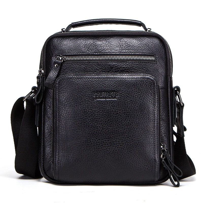 Sac Bandoulière Homme Marron Noir  