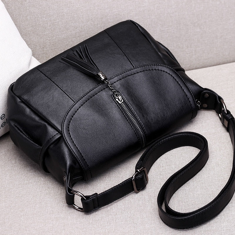 Sac Besace Noir Femme   