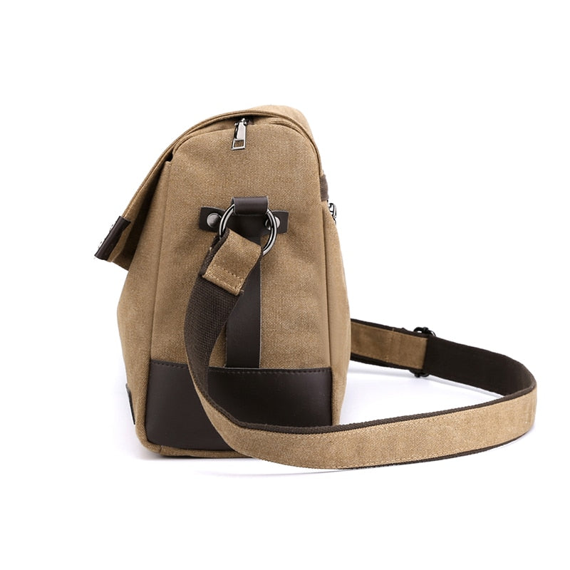 Sacoche Bandoulière Homme Beige   