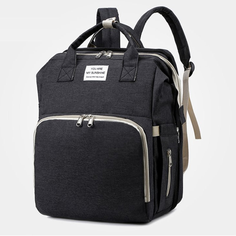 Sac à Langer Bandoulière Gris foncé 30x20x40cm 