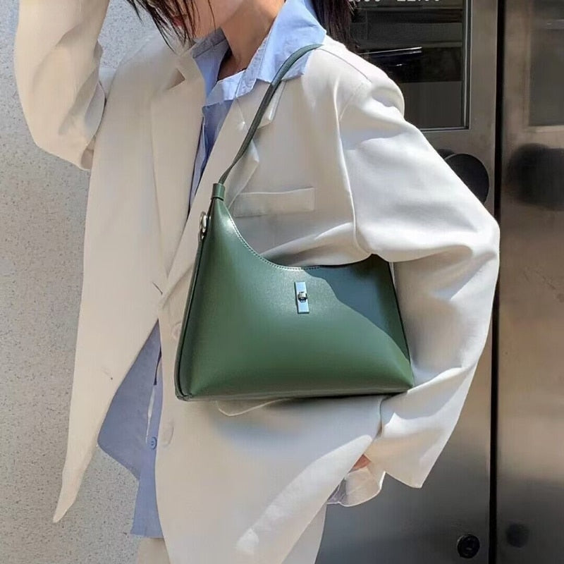 Sac Baguette Rouge Vert  