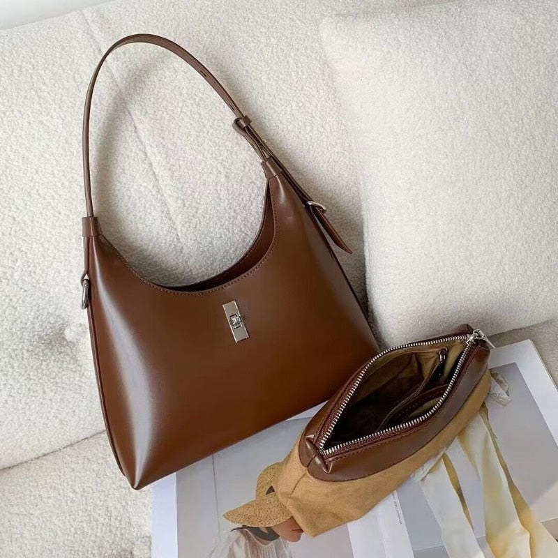Sac Baguette Rouge Café  
