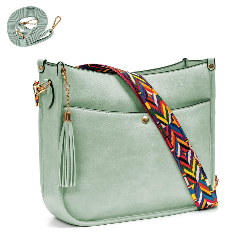 Sac Bandoulière Vegan Vert clair  
