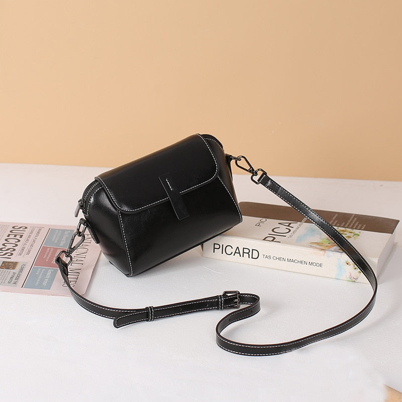 Pochette Bandoulière Femme Luxe Noir 24x10x 14 cm 