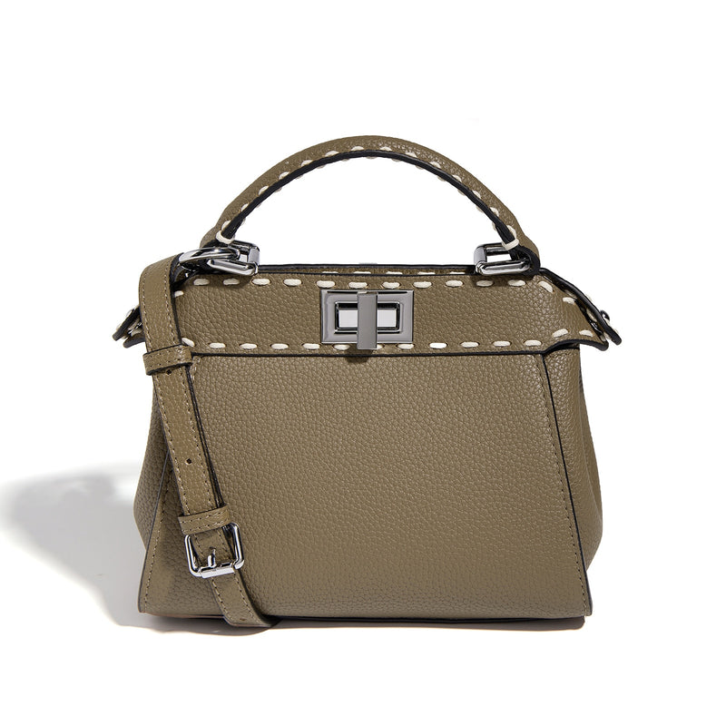 Petit Sac Bandoulière Voyage Femme Kaki  