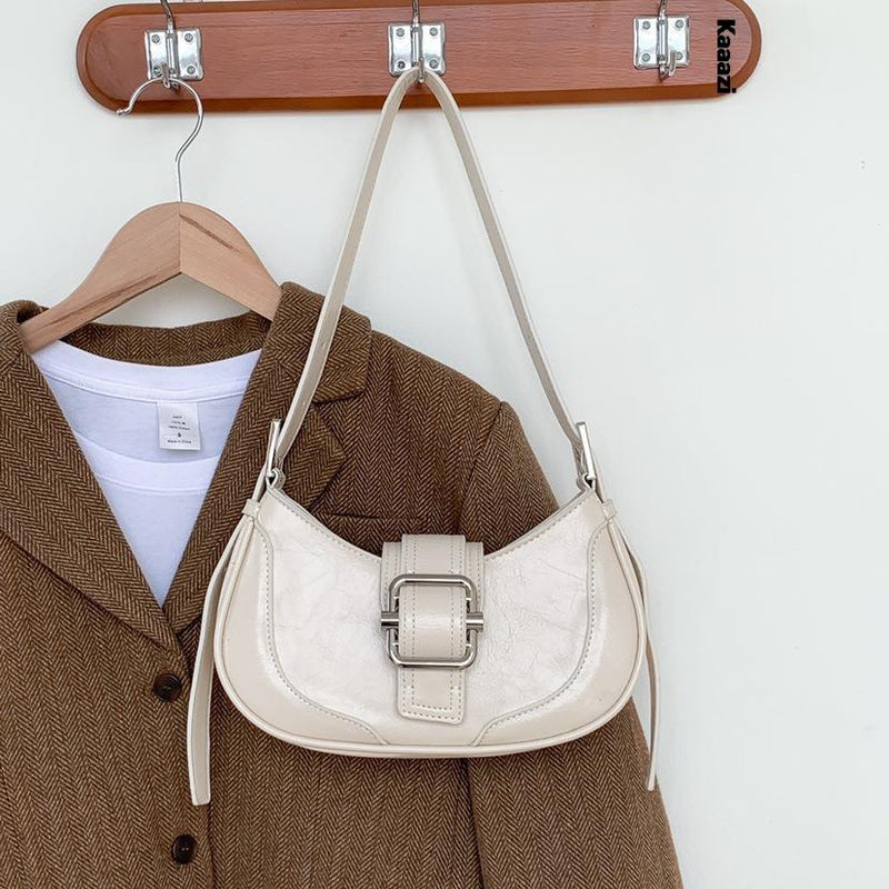 Sac Baguette Vintage Blanc  