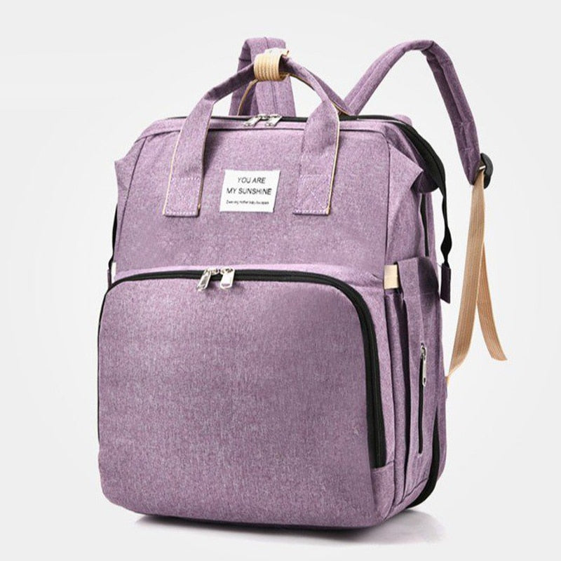 Sac à Langer Bandoulière Violet 30x20x40cm 