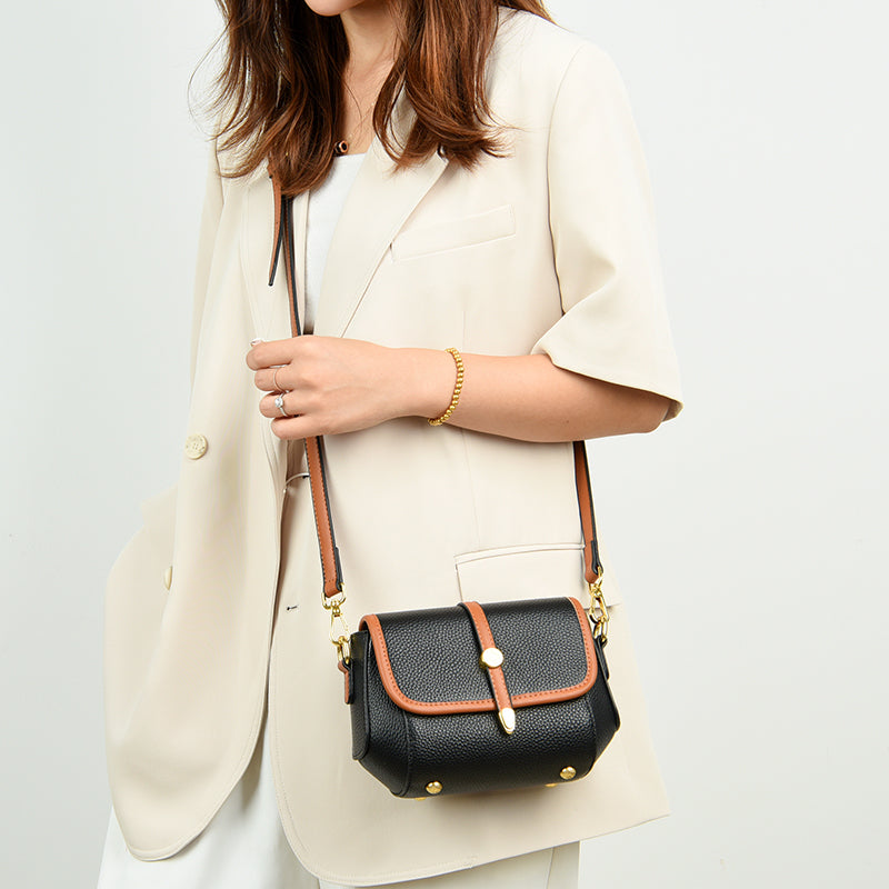 Petite Pochette Bandoulière Cuir Femme   