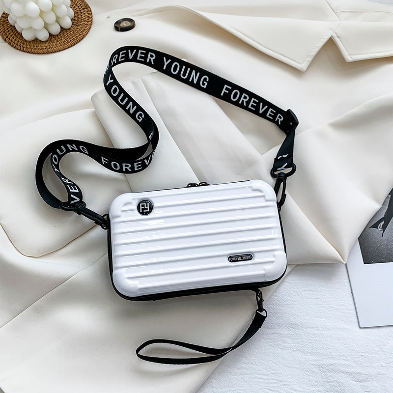 Sac Bandoulière Rigide Homme Blanc  
