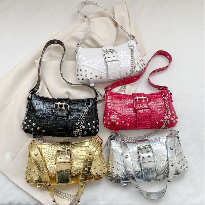Sac Bandoulière Clouté   