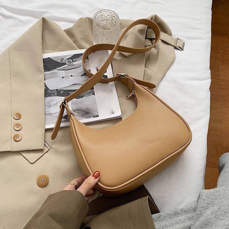 Sac Baguette Minimaliste Kaki 1 