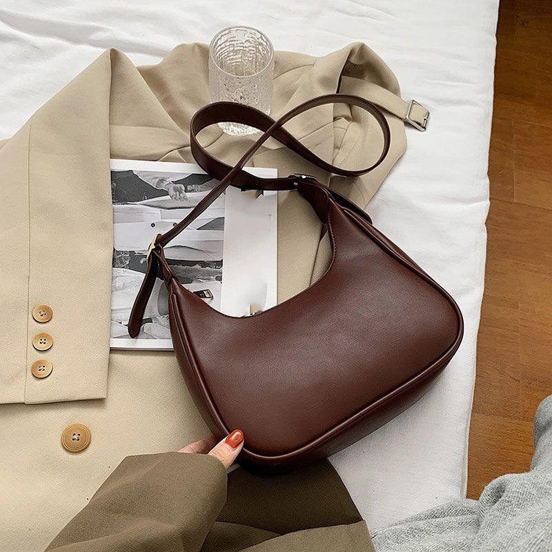 Sac Baguette Minimaliste Café 1 