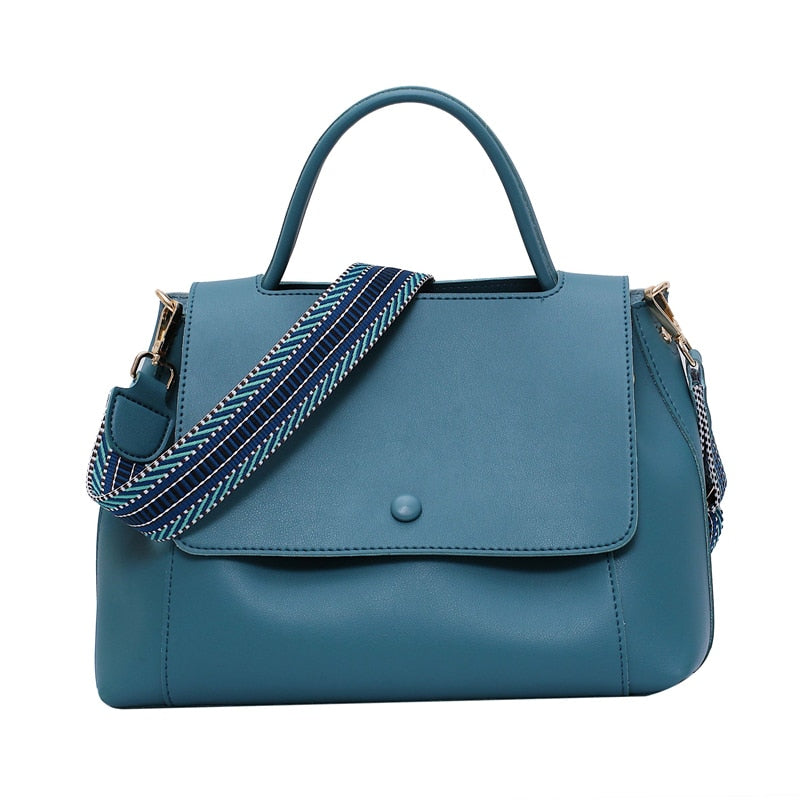 Sac Bandoulière Anse Large Bleu  